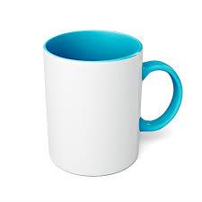 Taza de sublimación con interior y asa de color - Grupo Emi RD